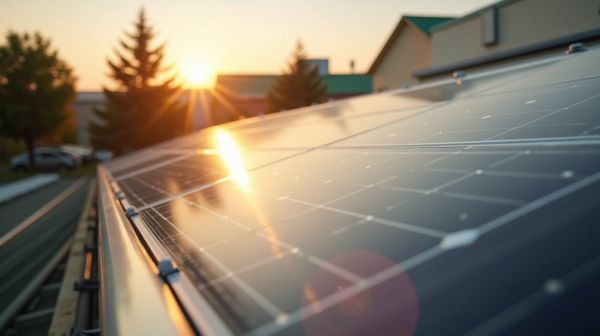 Panneau solaire photovoltaïque pour une production d'électricité efficace