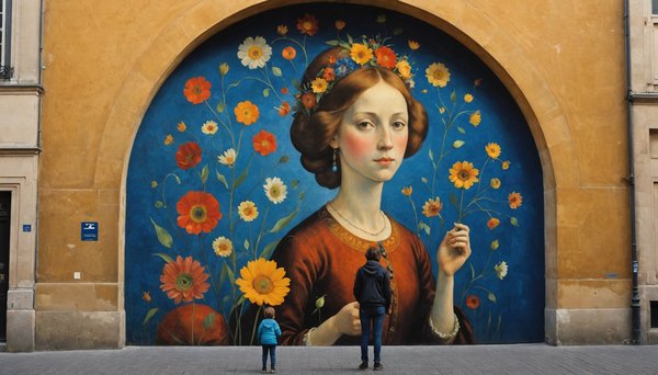 Mélanie redon : l'artiste peintre muraliste au cœur de lyon